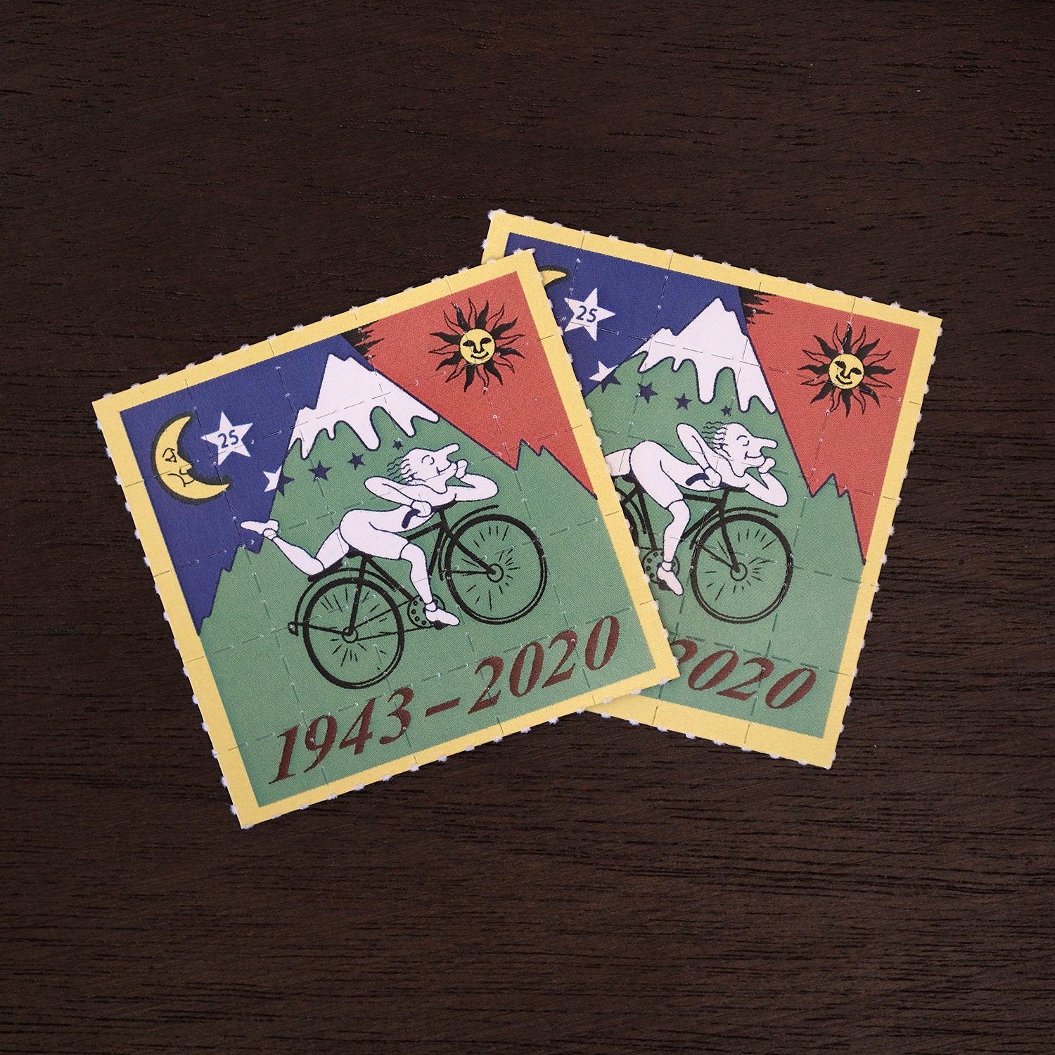 自転車の日 1943-2020 アルバート・ホフマン LSD ヴィンテージ、4 x 5