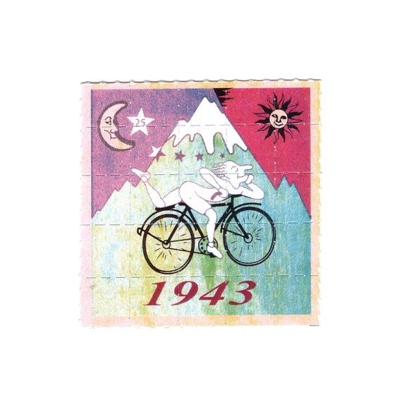 ユニークな自転車の日 1943 アルバート ホフマン LSD ヴィンテージ
