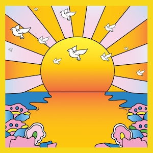 Blotter art california sunshine - Etsy 日本