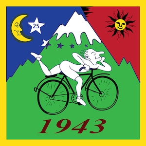 Bicycle Day 1943 Albert Hofmann LSD Hofmann's Bike Blotter Art Print Quality image 1