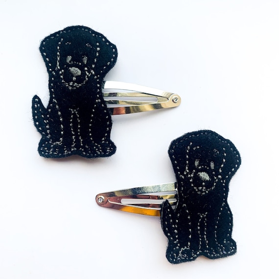Black & Brown Dog Hair Clip Amazon.com : Hapdoo Dachshund Gifts for Women, Acetate  main image 2