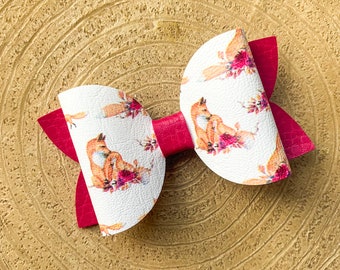 Fox Cub Hair Bow