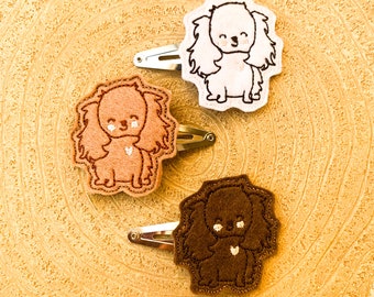 Spaniel Dog Hair Clips