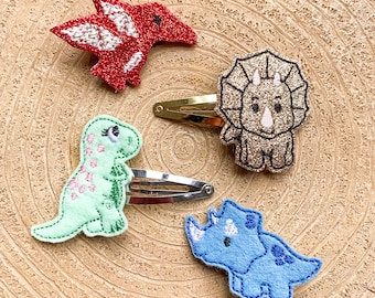 Assorted Dinosaur Hair Clips