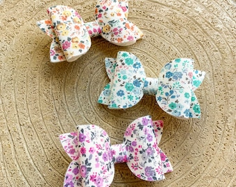Ditsy Floral Hair Bows
