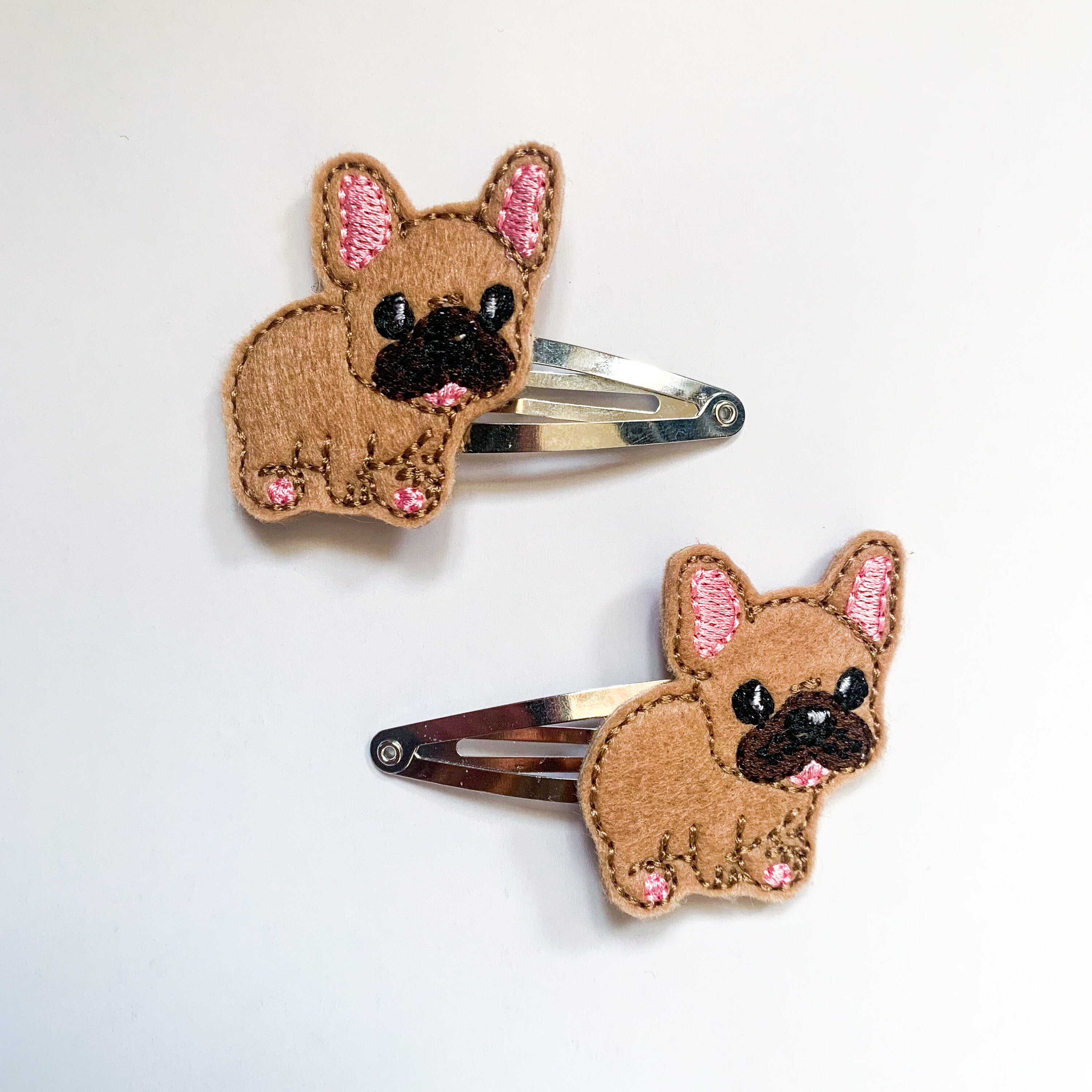 Bulldog Hair Clip - Etsy UK Bulldog Hair Clip - Etsy UK