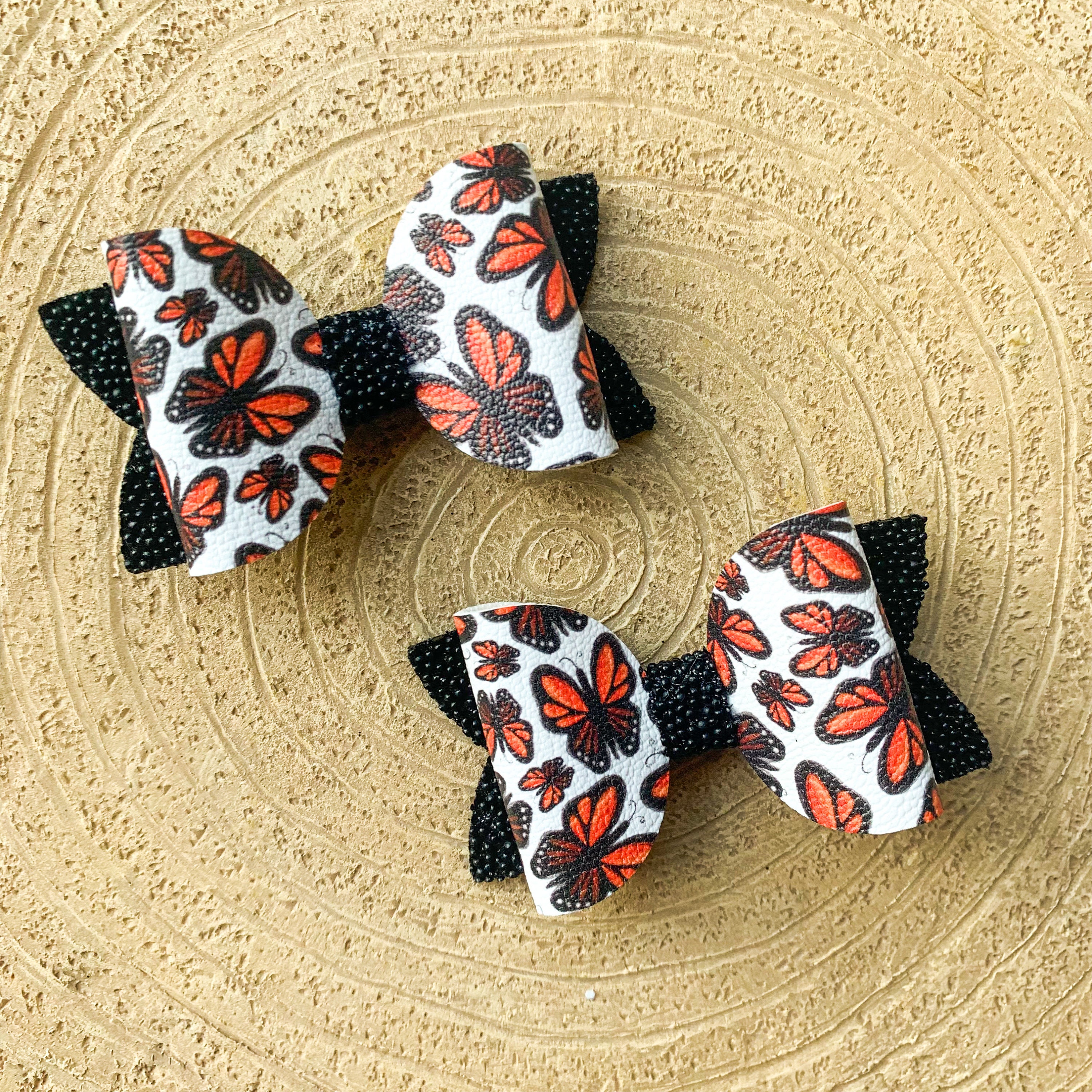 Butterfly Hair Pigtail Bows