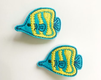 熱帯魚のヘアクリップ