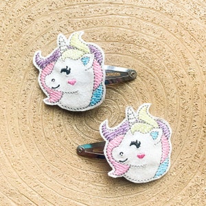 Unicorn Hair Clips