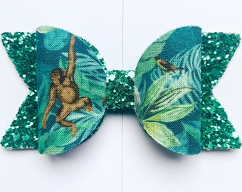 Green Jungle Bow