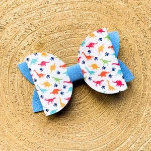 Mini Dinosaur Hair Bow