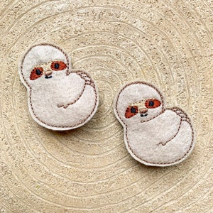 Sloth Hair Clips