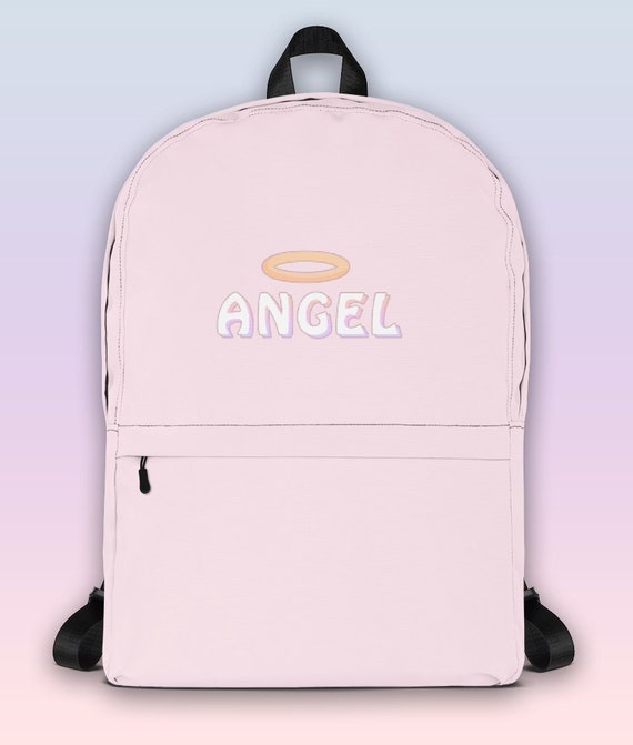 aesthetic pink backpack