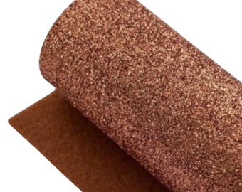 Copper Glitter Felt Sheet: 9.5x12”