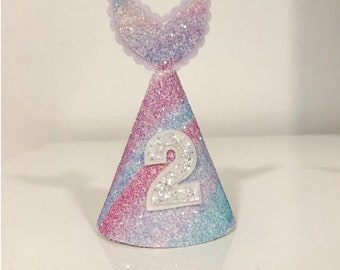 Mermaid Party Hat Die, Glitter Glitter on the Wall Exclusive, Sizzix Big Shot Compatible