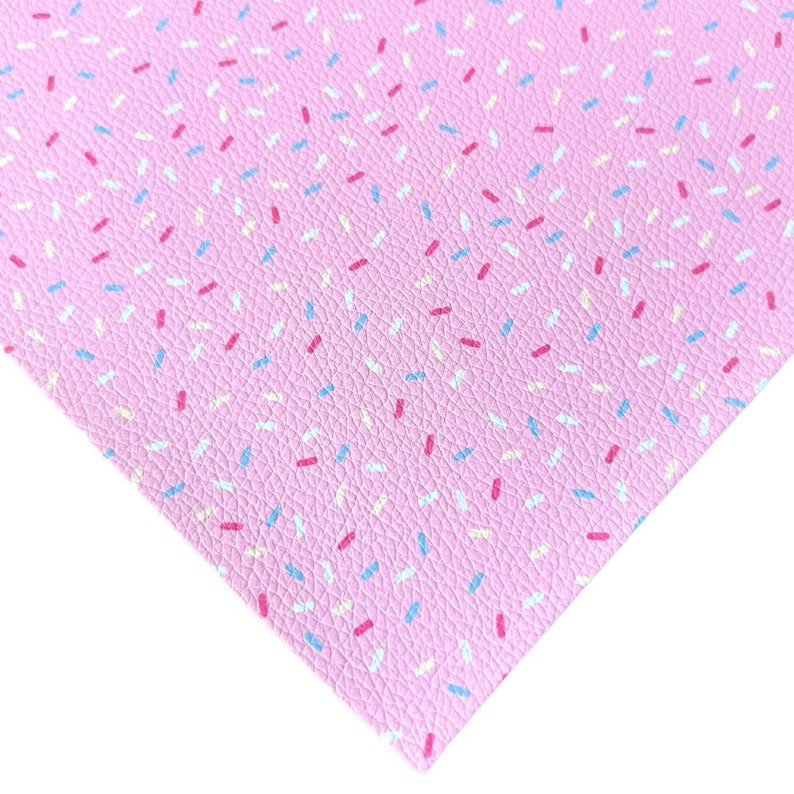 Confetti Pop Premium Faux Leather, Confetti Faux Leather, Hair Bow Fabric, DIY, Crafts image 1