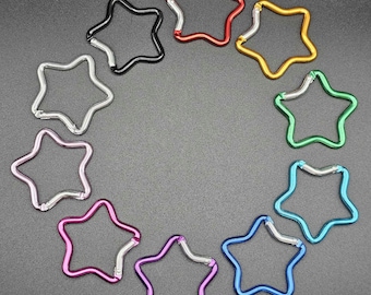 STAR CARABINER | Star-Shaped Metal Clip for Keys, Bags & Backpacks | 10 Color Options
