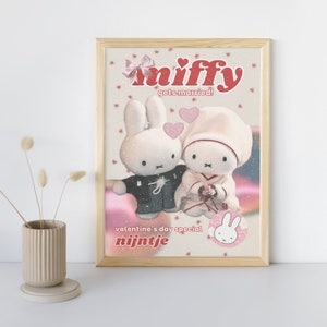 MIFFY GETS MARRIED! - Original Wall-Art Printable | allmypapercuts.