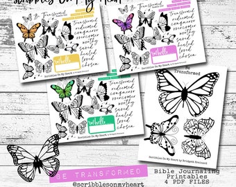 Be Transformed Bibel Journaling druckbare, digitaler Download
