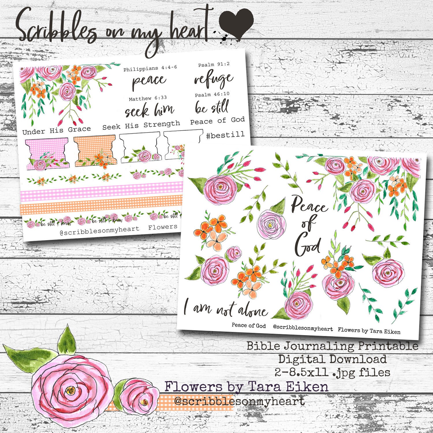 Peace of God Bible Jouranling Printable, Digital Download - Etsy