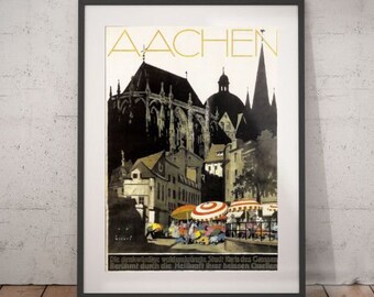 TW81 Vintage 1930 Germany Black Forest German Travel Poster Re-Print A1//A2//A3