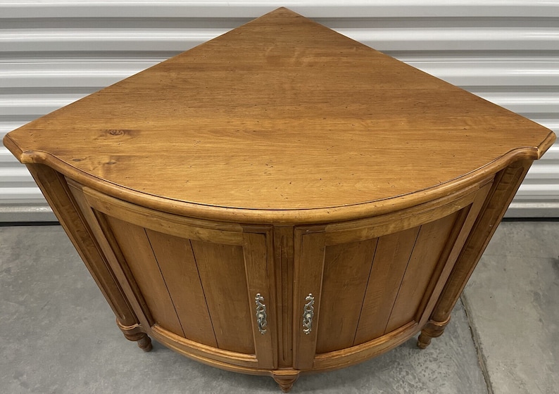 Ethan Allen Legacy Corner With Bakers Rack Iron Etsy