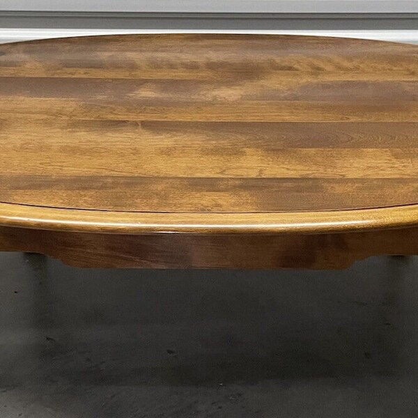 Ethan Allen Round Coffee Table Etsy