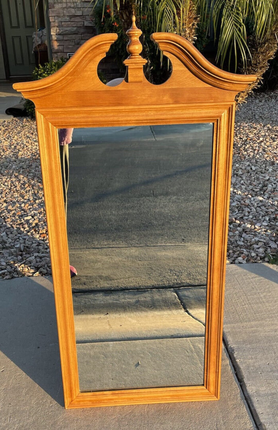 Ethan Allen Mirror Heirloom Collection 51 1/2 Tall With Hanger 10 9049