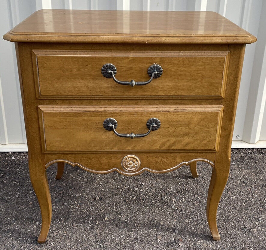 Ethan allen country french nightstand deals