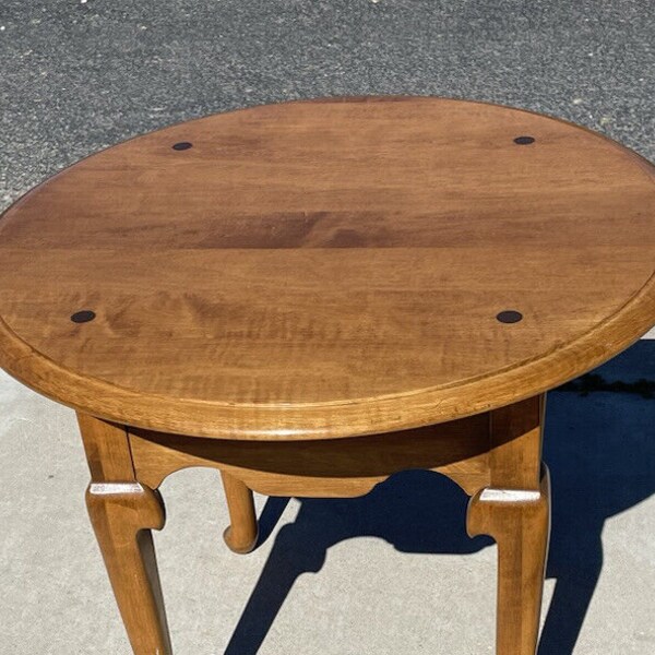 Ethan Allen Round Coffee Table - Etsy