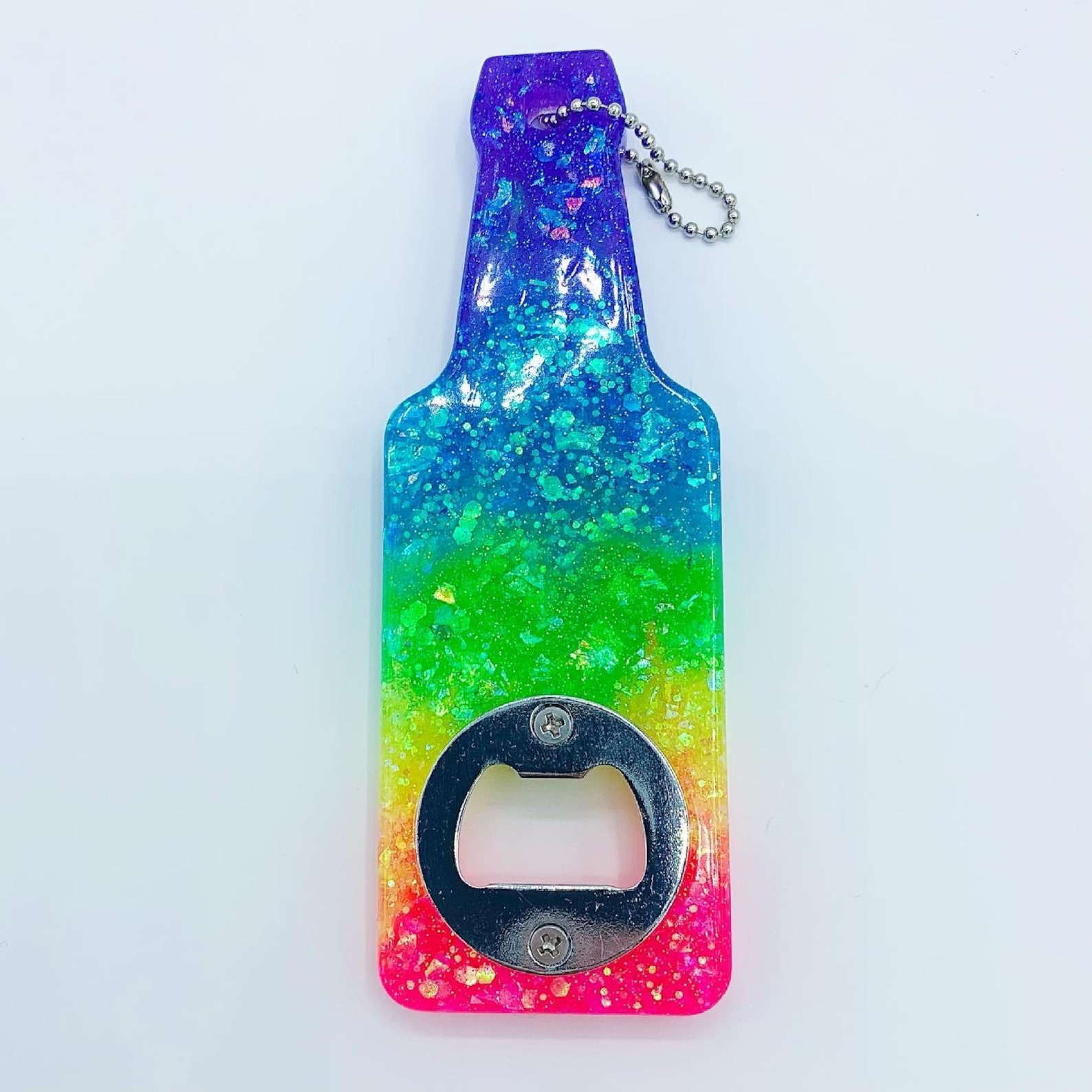 Rainbow Glitter Bottle Openers bouteille Etsy France