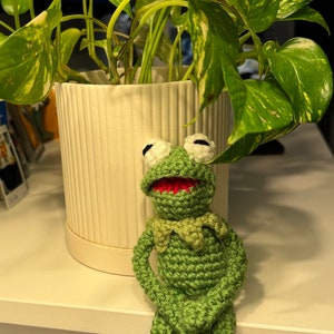 Kermit The Frog Inspired Handmade Crocheted