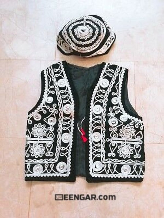 Verry Verry Deengars Porn Videos - Afghan Waistcoat for Kids Silver - Etsy Ireland