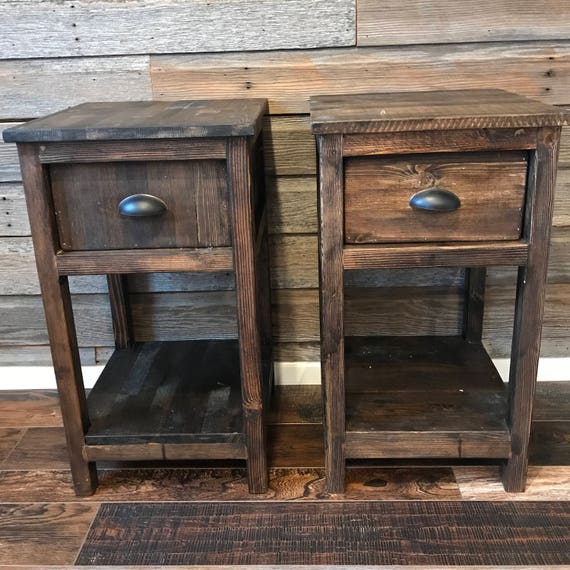 Rustic End Tables