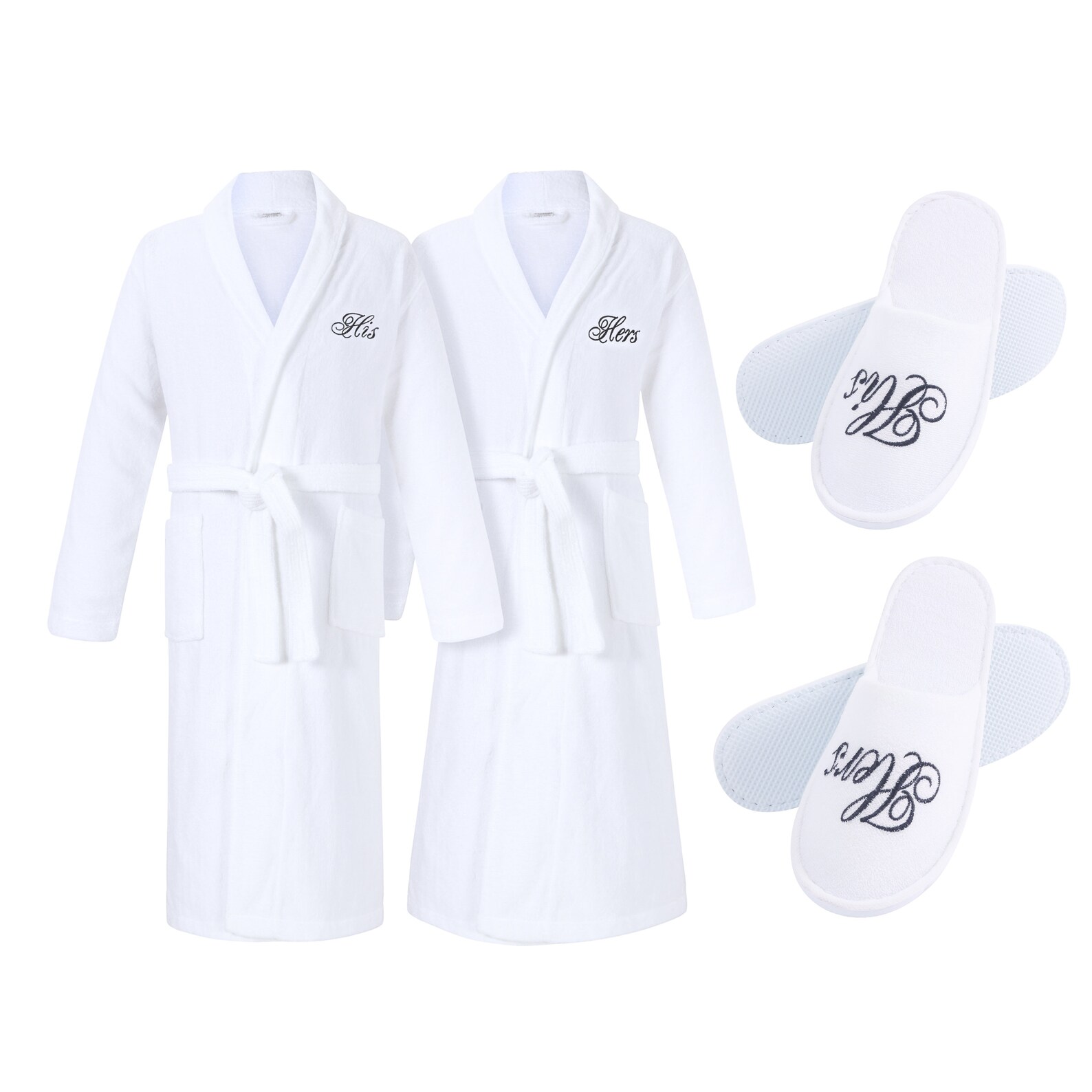 His and Hers Bathrobes Romantic His and Hers Gifts Perfect for