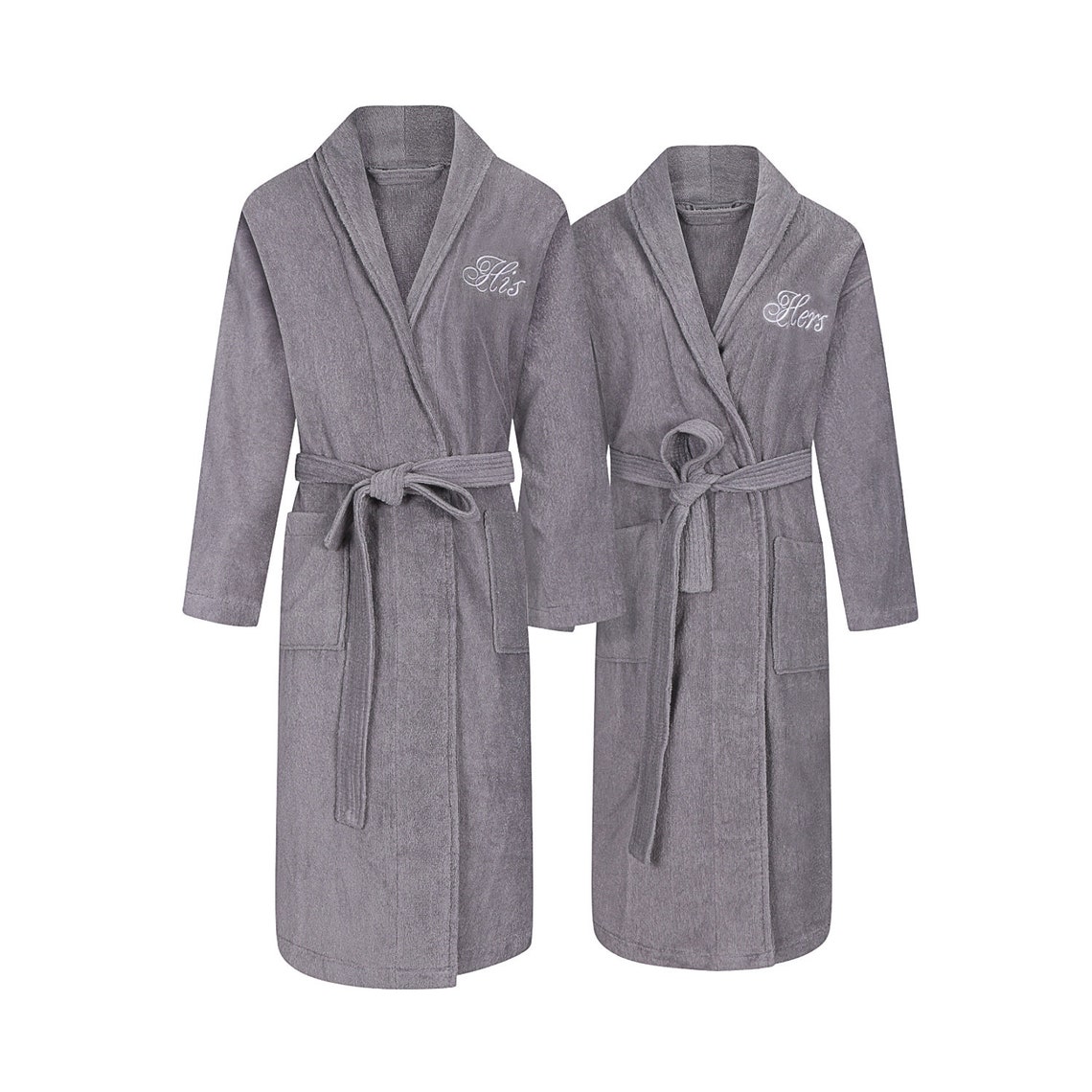 His and Hers Bathrobes Romantic His and Hers Gifts Perfect Etsy