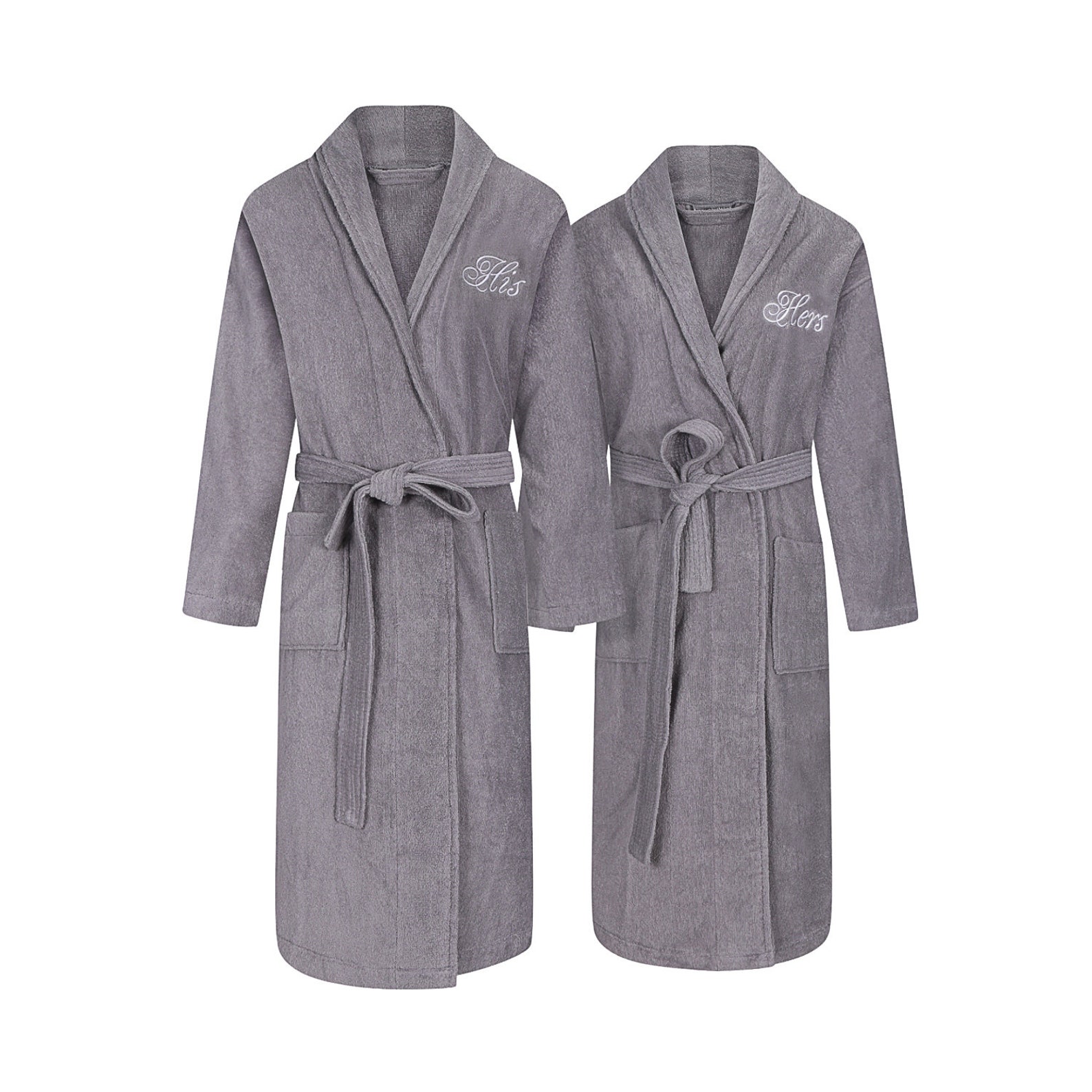 His and Hers Bathrobes Romantic His and Hers Gifts Perfect Etsy
