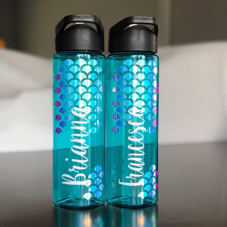 Mermaid water bottle Mermaid party Mermaid birthday favors Etsy
