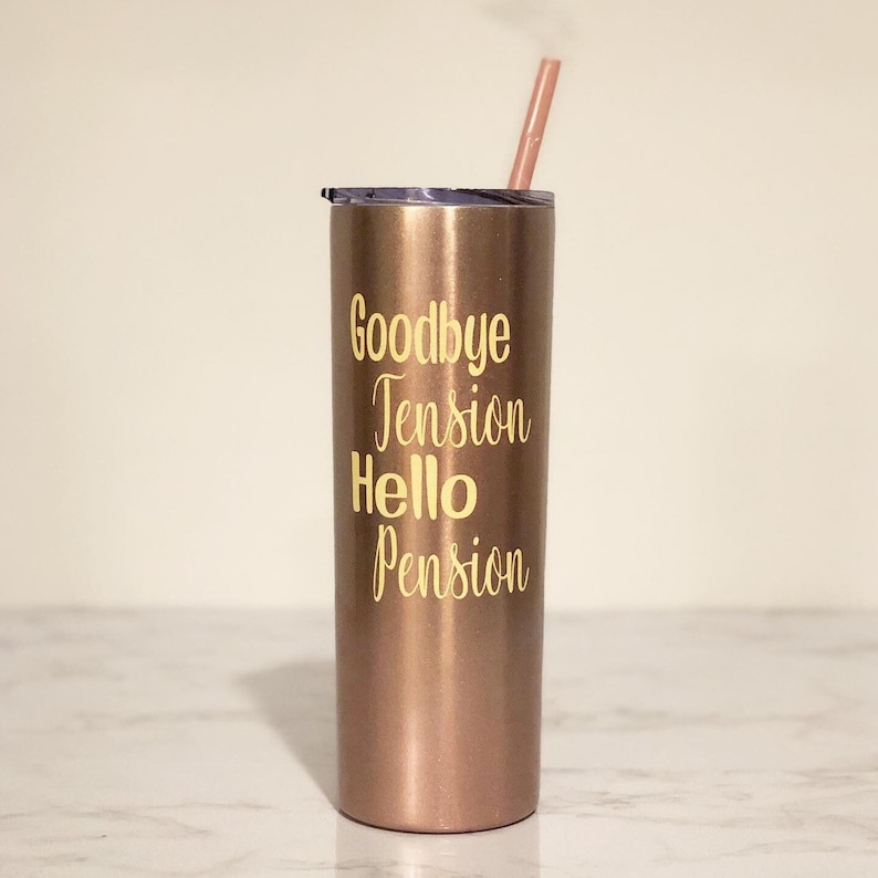 Retirement Gift Stainless Steel Tumbler Personalized Etsy