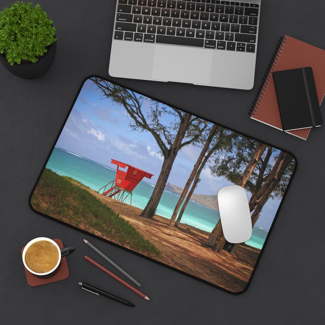 Waimanolo Oahu. Desk Mat Etsy