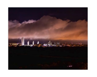 Albany, NY skyline Horizontal Matte Posters
