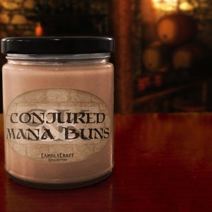 Conjured Mana Buns Scented Candle | World of Warcraft | 100% Soy | Gamer Gifts | Party Favors | Vegan | Cruelty-Free | WoW | Gaming