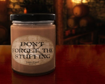 Don't Forget the Stuffing! Scented Candle | World of Warcraft - Pilgrim's Bounty | 100% Soy | Gamer Gifts | Party Favors | Vegan | WoW