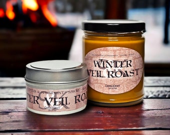 Winter Veil Roast Scented Candle | World of Warcraft | 100% Soy | Gamer Gifts | Party Favors | Vegan | Cruelty-Free | WoW | Gaming