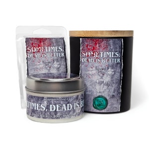 Sometimes Dead is Better Scented Candle | Oakmoss and Sage | Pet Sematary | 100% Soy | Movies | Party Favors | Vegan | Cruelty-Free | Horror