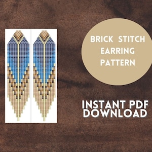 Seed Bead Fringe Earring Pattern
