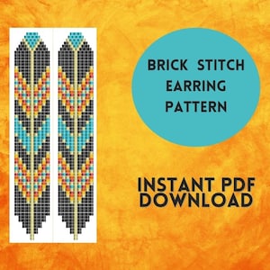 Seed Bead Fringe Earring Pattern