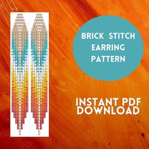 Seed Bead Fringe Earring Pattern