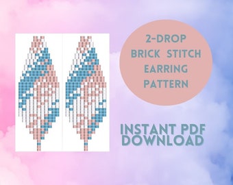 Seed Bead Fringe Earring Pattern