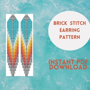 Seed Bead Fringe Earring Pattern